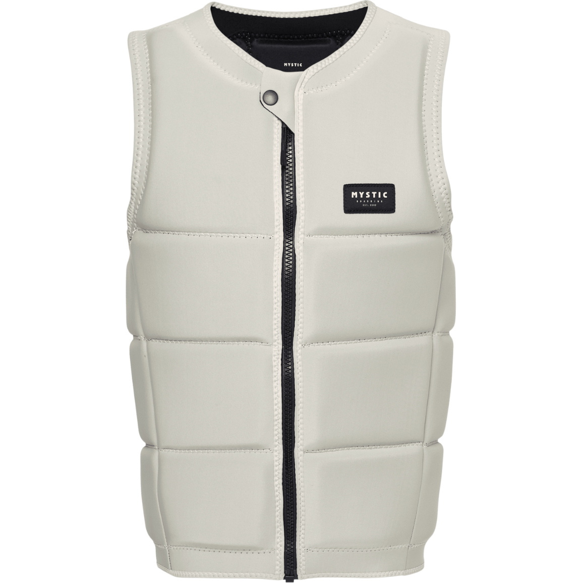 2026 Mystic Hommes Star Front Zip Gilet Pare-balles 35005.240245 - Dirty White